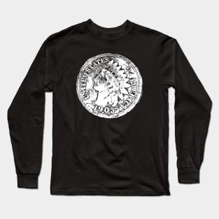 Coin collector tshirt and great gift numismatic fans Long Sleeve T-Shirt